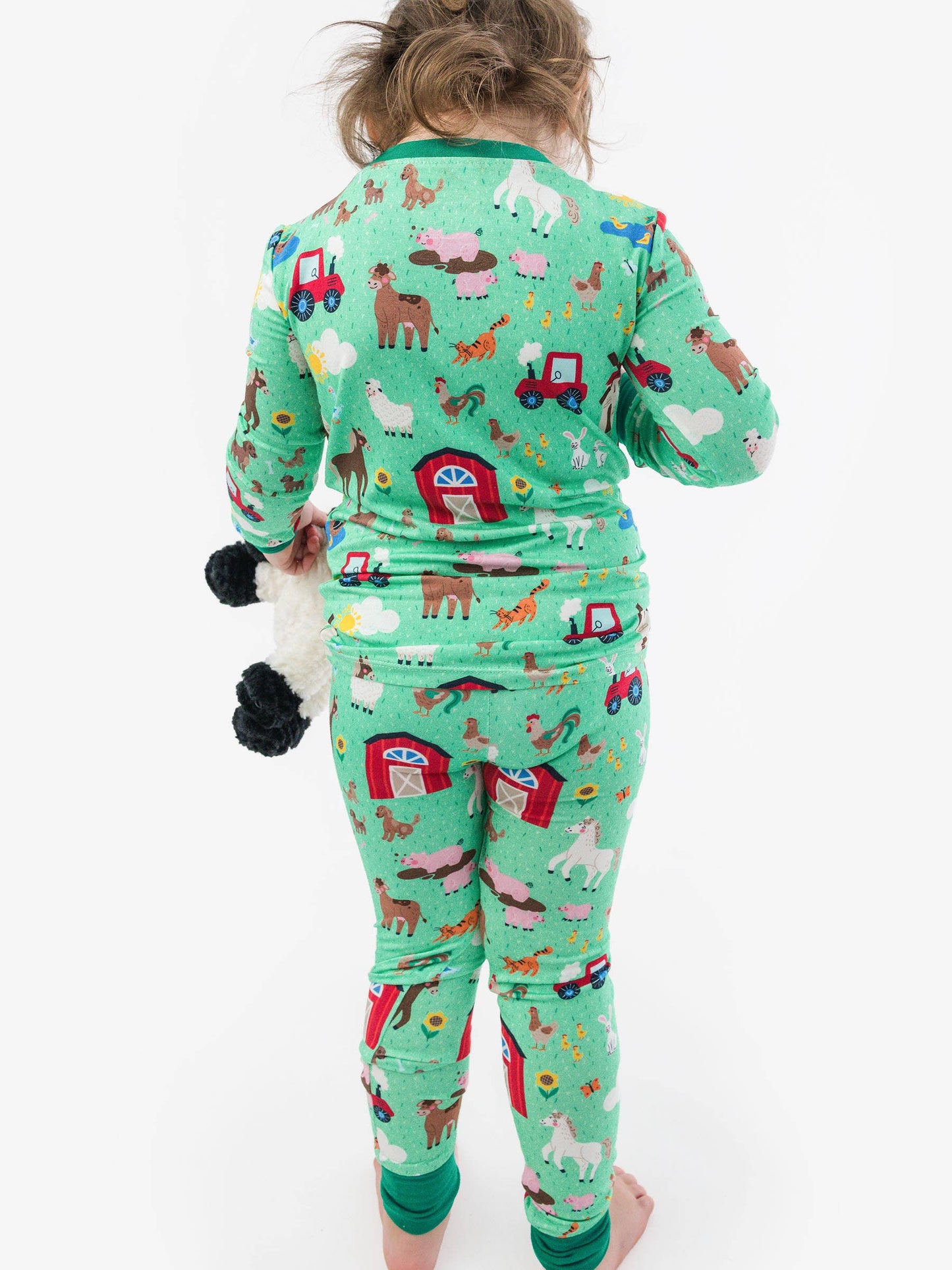 Farm Friends Long Sleeve Pj Set Bamboo Viscose