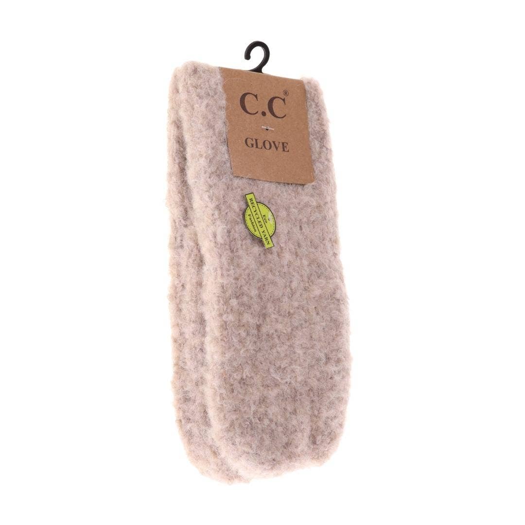 Mixed Tone Boucle C.C Mittens