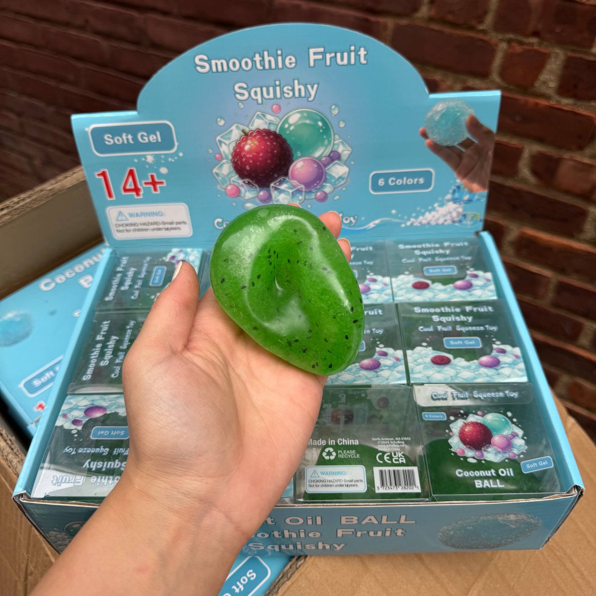 Kiwi Fruit Icy Slushy Ball Squishy