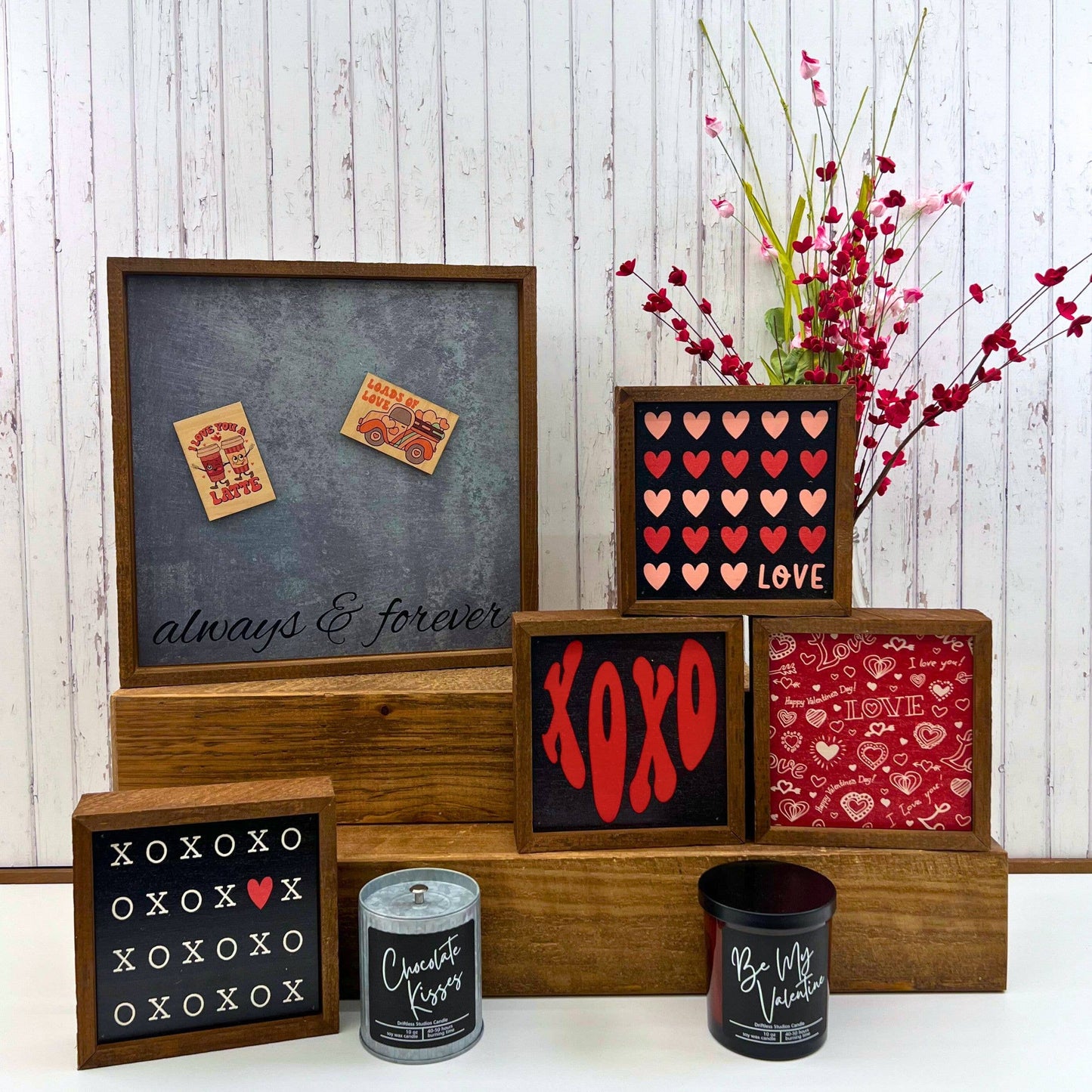 6x6 Love "Hearts" Valentines Day - Home Décor