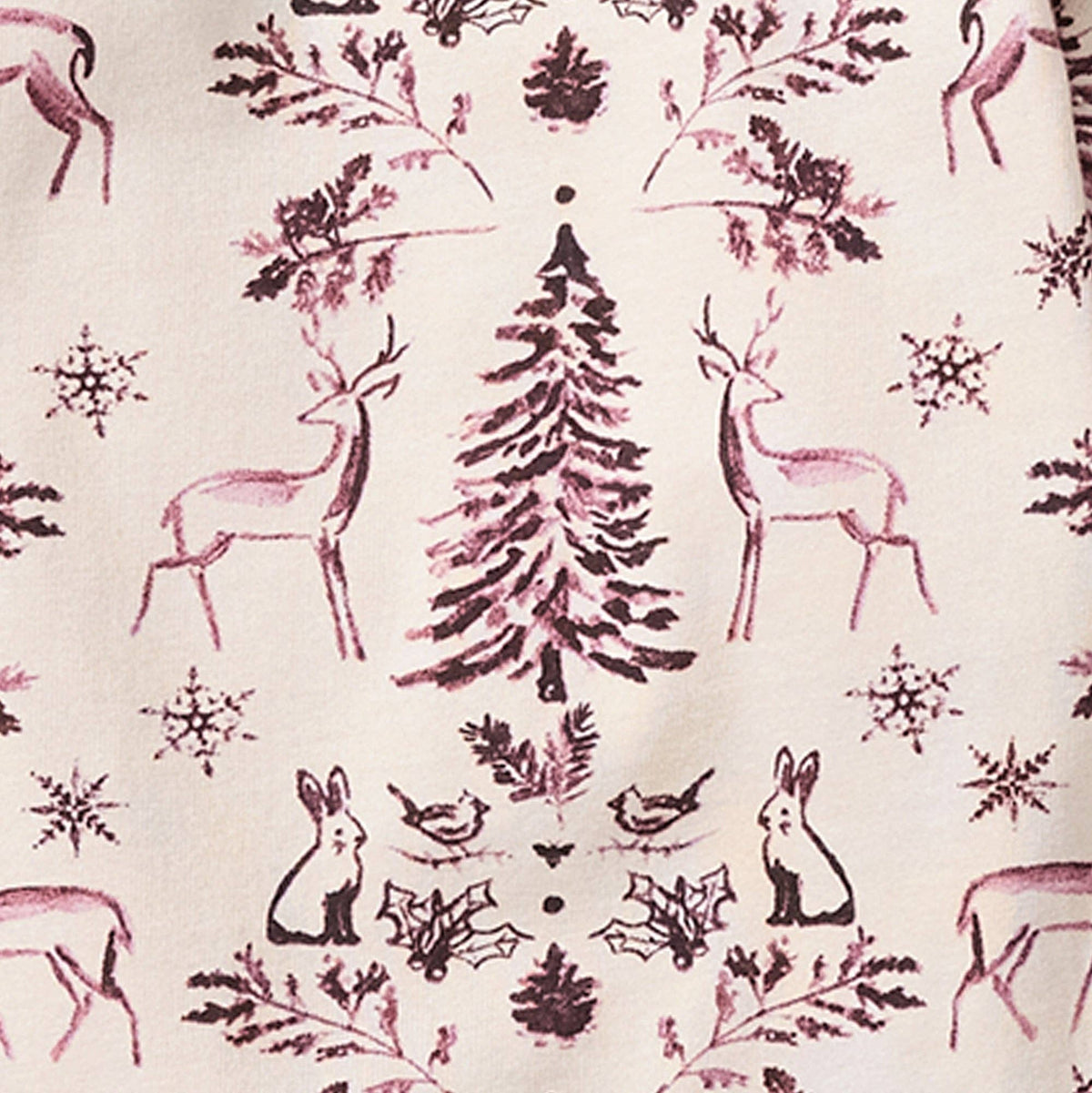 Snowflakes & Woodland Story Baby Bodysuits - 3 Pack