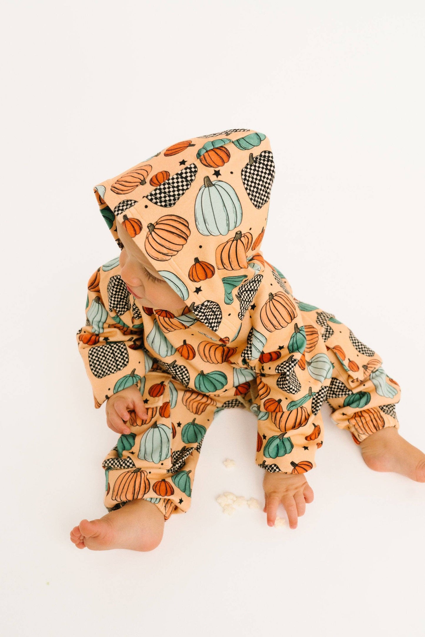 Falling For Pumpkins Cargo Hoodie Set