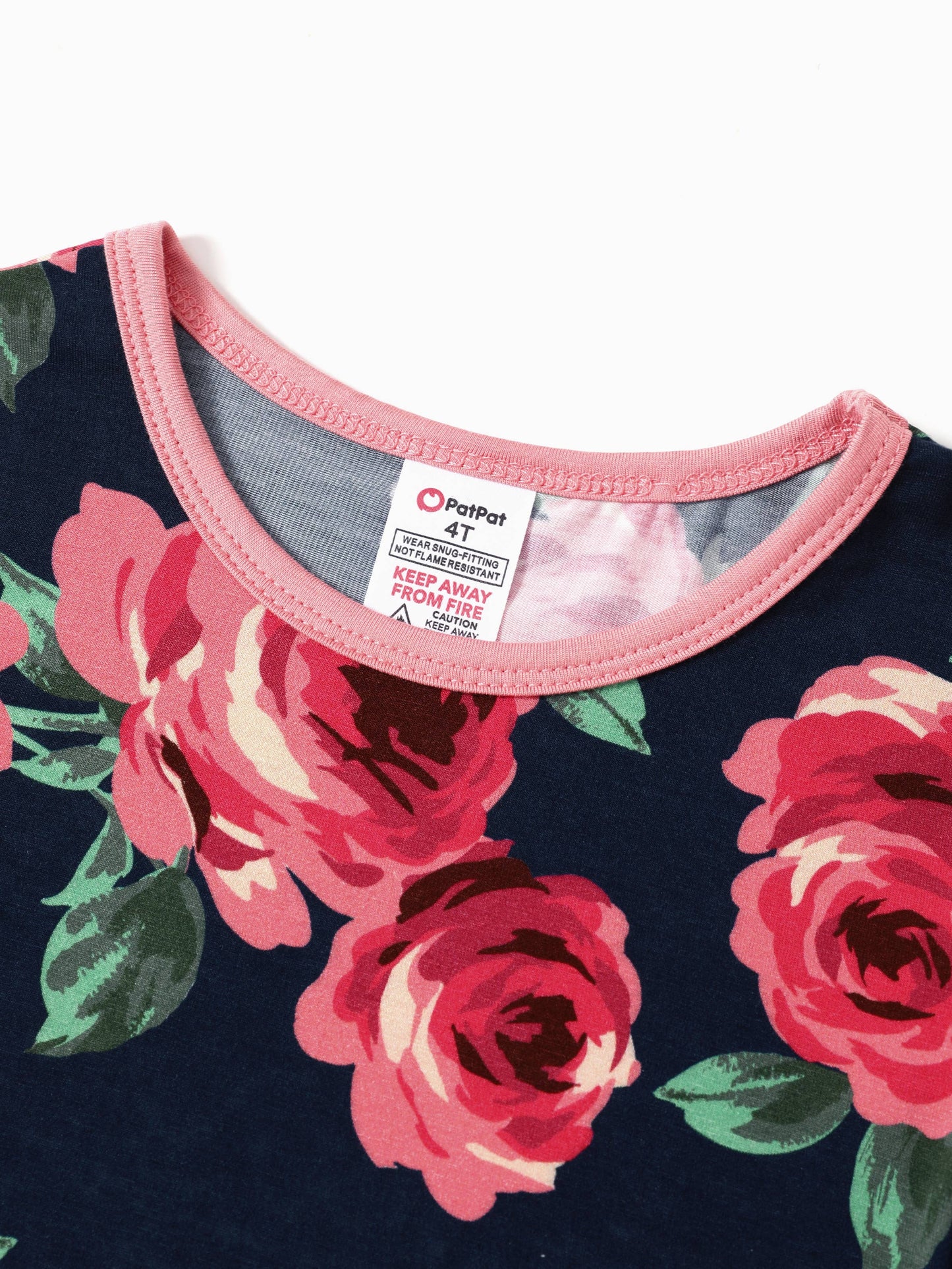 Floral Bamboo Fiber Tight Pajamas