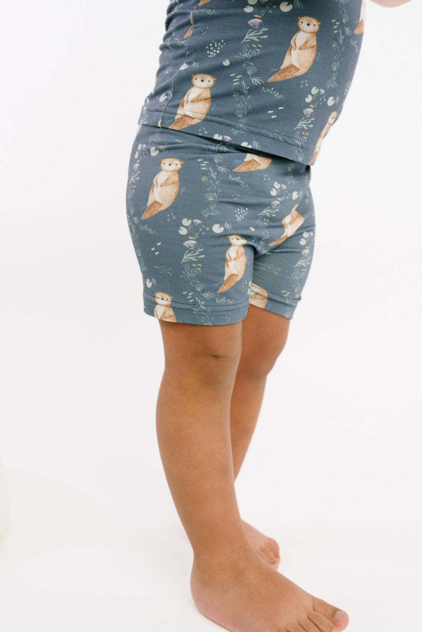 Otter Pals Bamboo Shorts Set