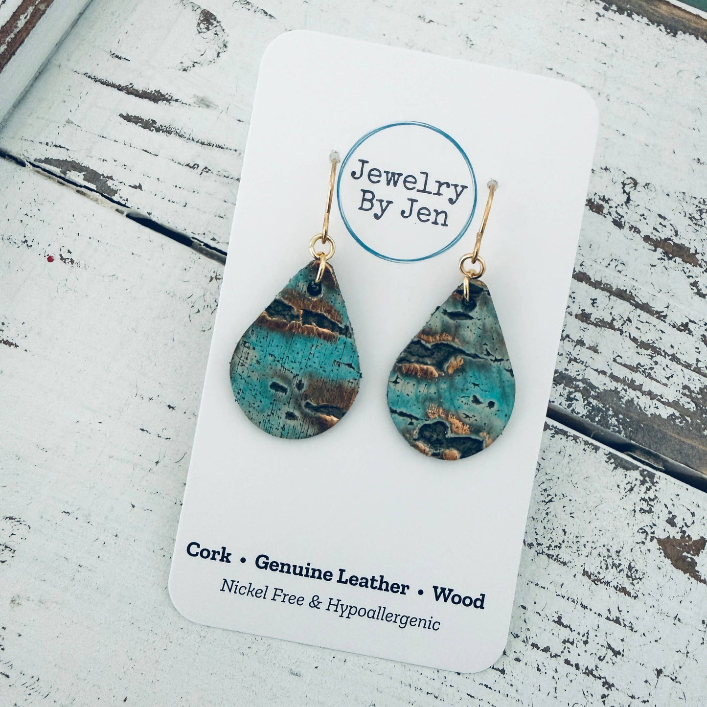 Turquoise Wildwood teardrop earrings