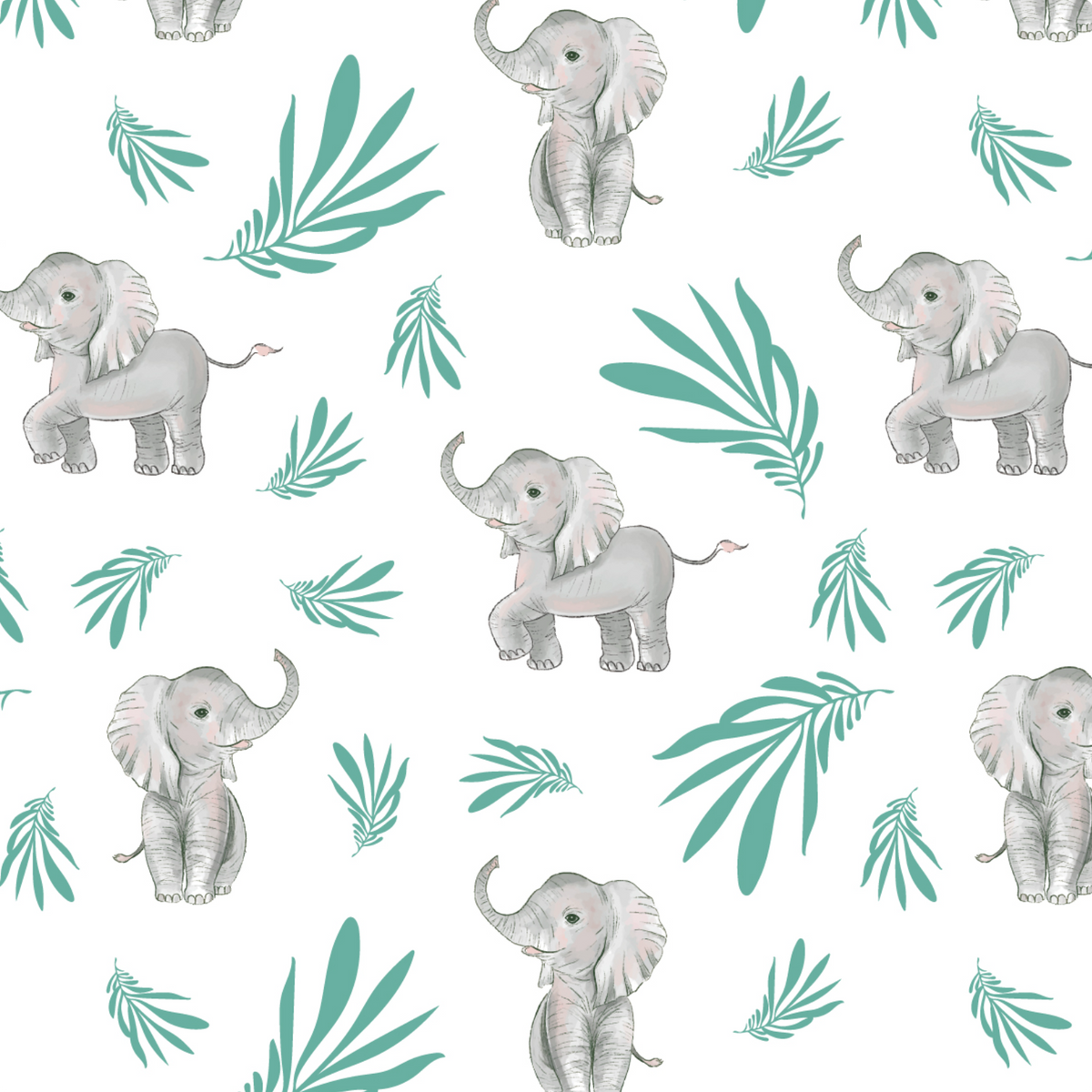 Organic Cotton Sleep Sack 0.5 TOG Baby Elephant