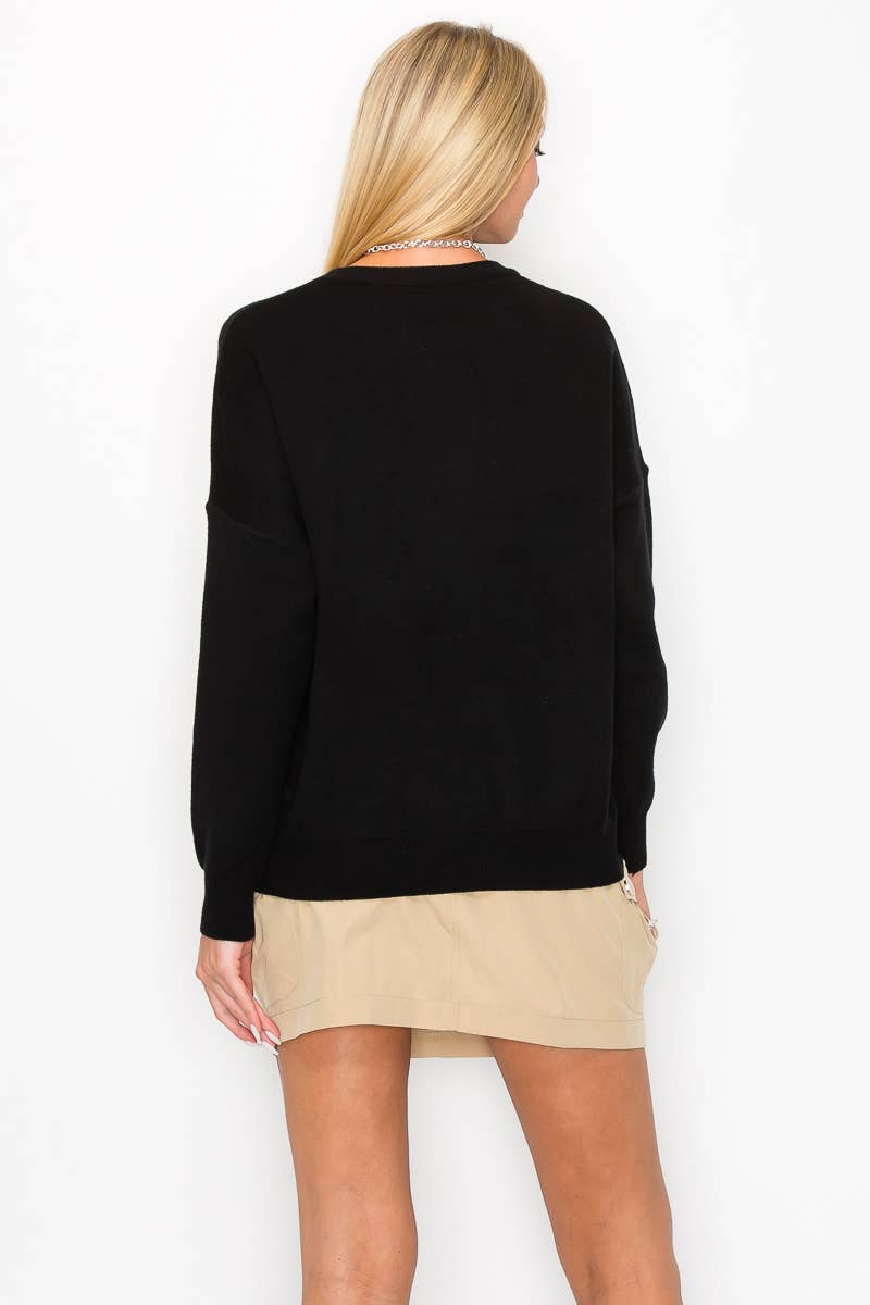 Xmas Tree Sequins sweater