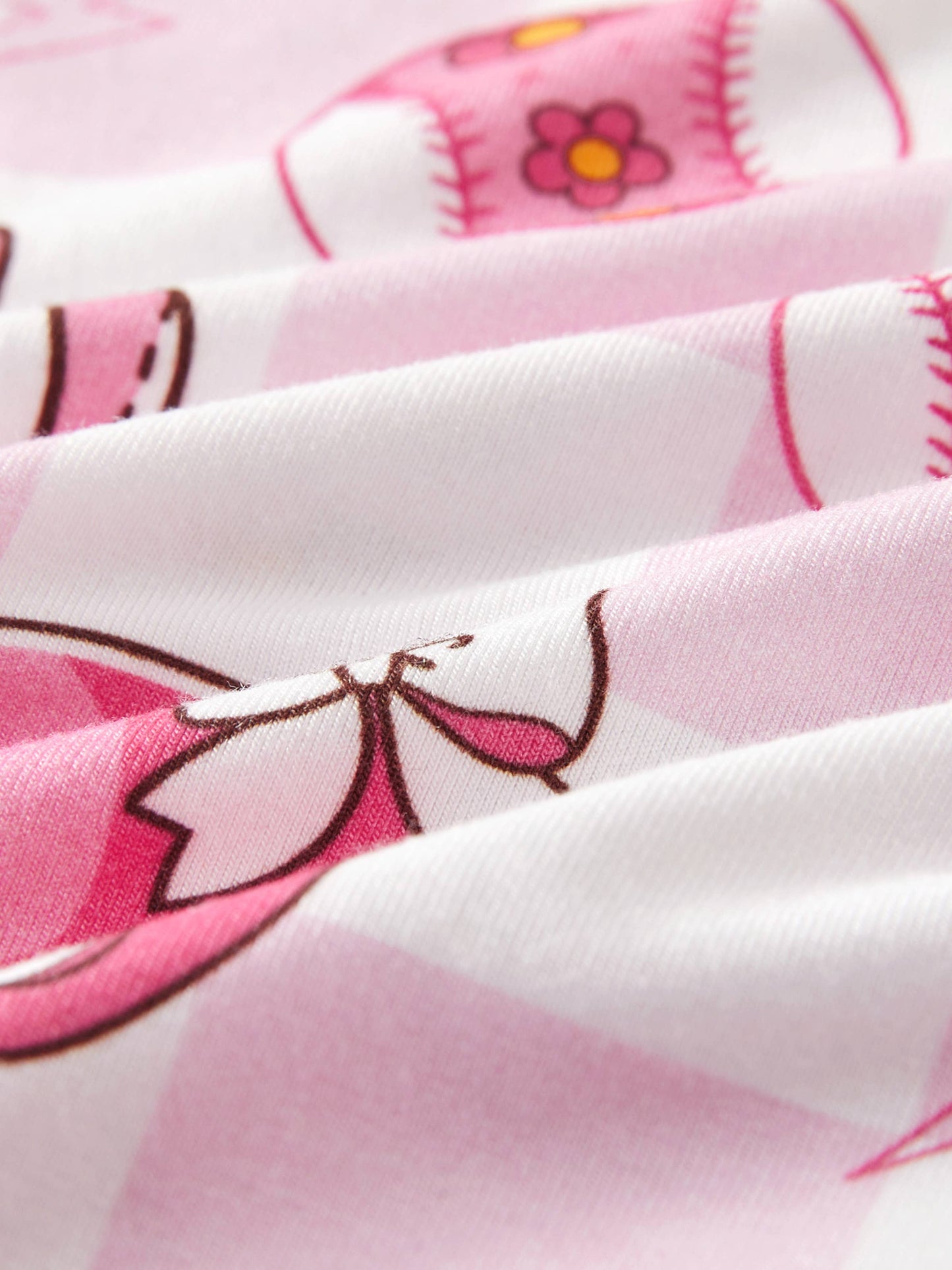 Softball Bamboo Pajamas - Short Sleeve