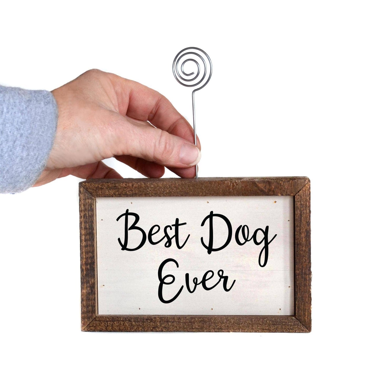 6X4 Tabletop Picture Frame Block - Best Dog Ever
