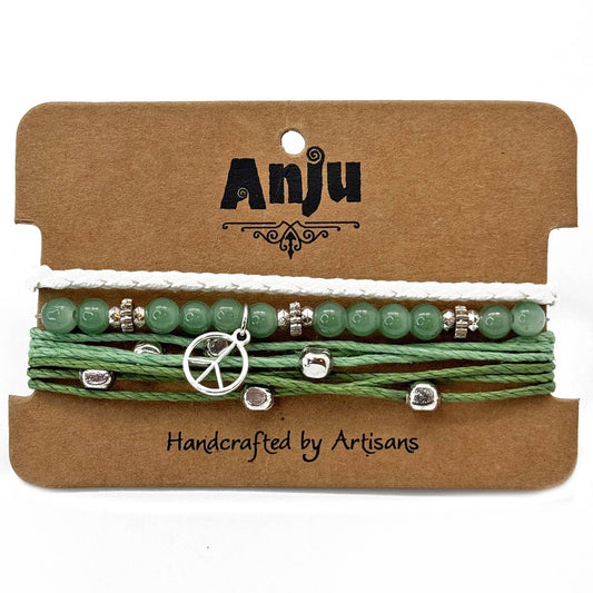 Weave & Wander Garden Breeze Trio Bracelet Set