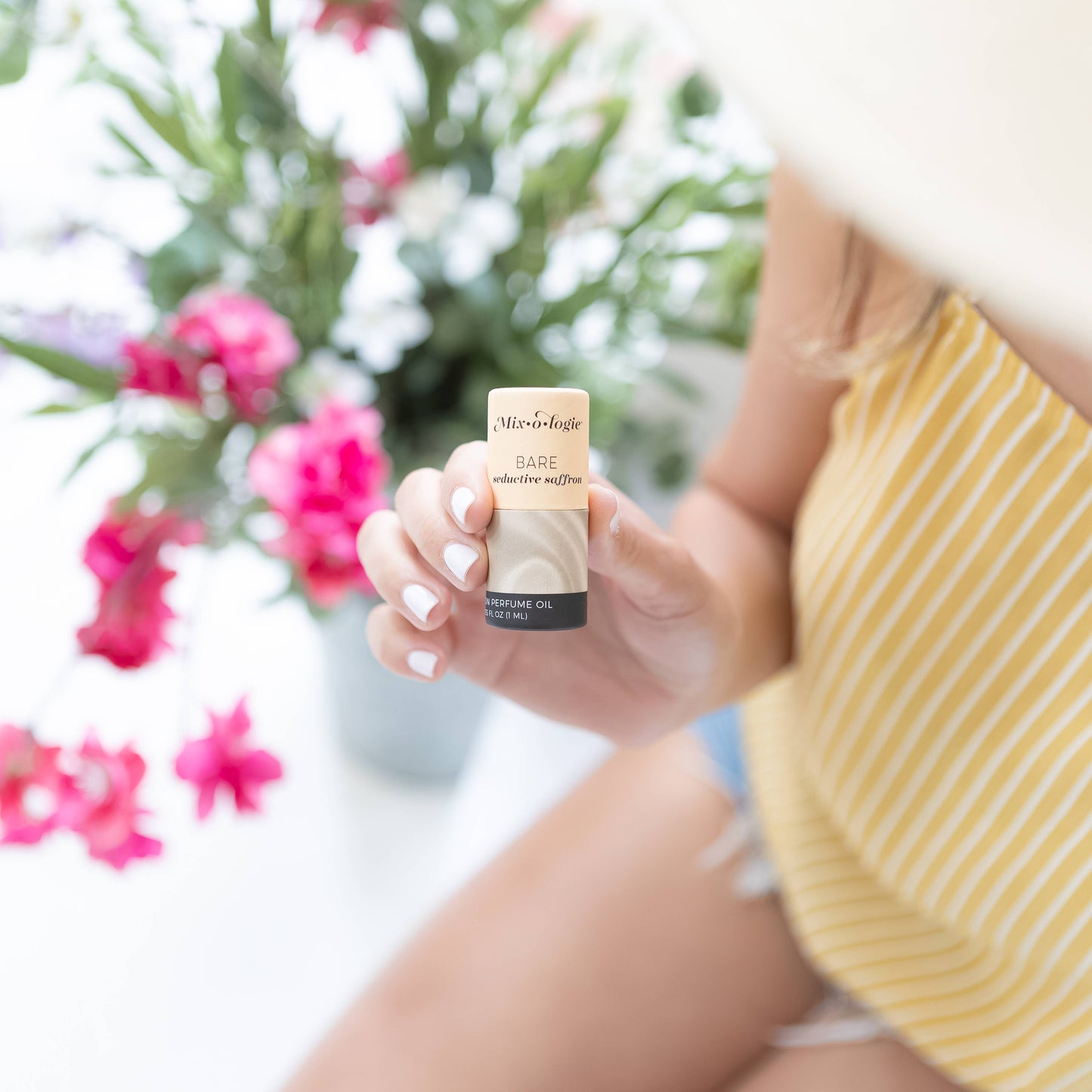 Keychain Mini Roll-On Perfume