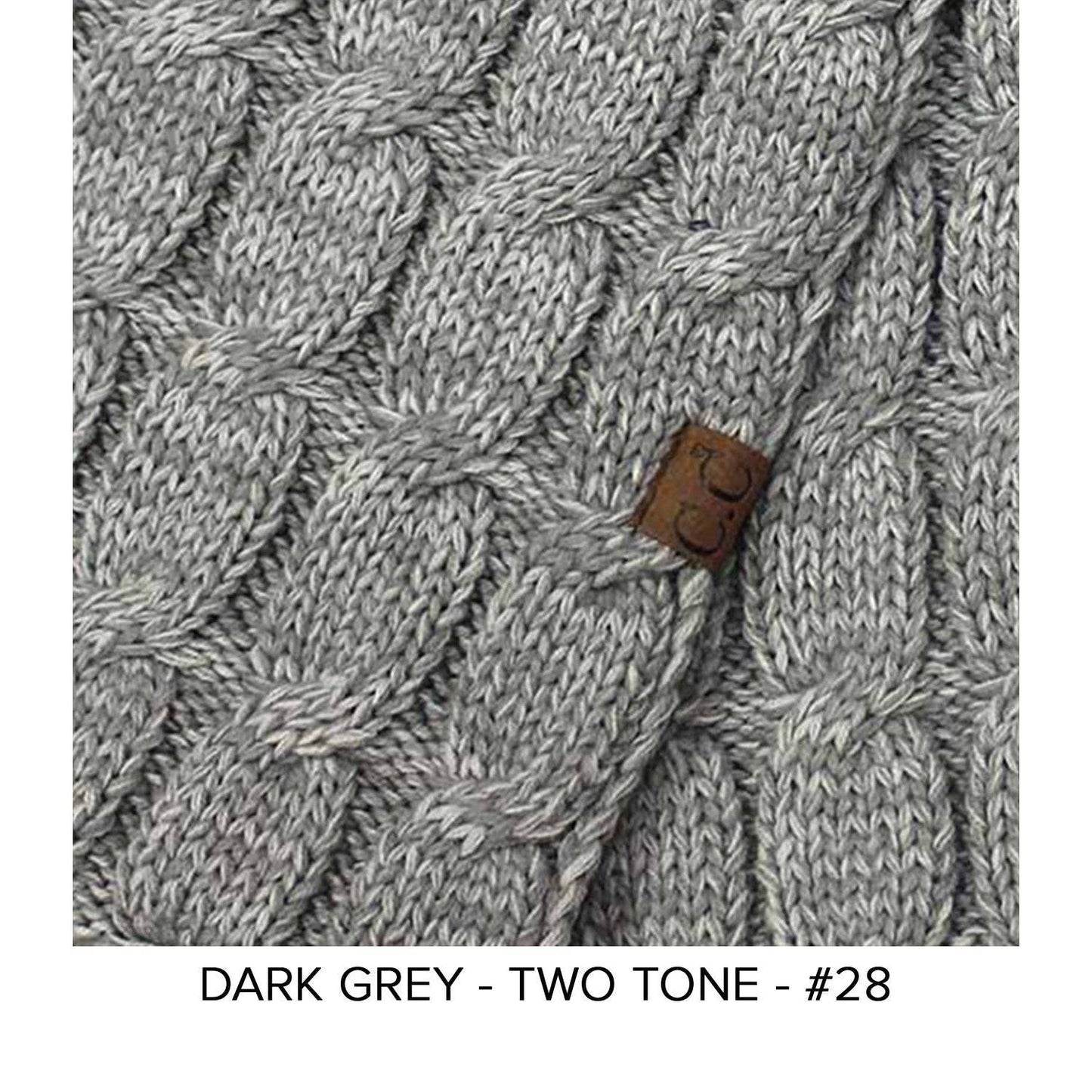 CC 2-Tone Touchscreen Women's Gloves