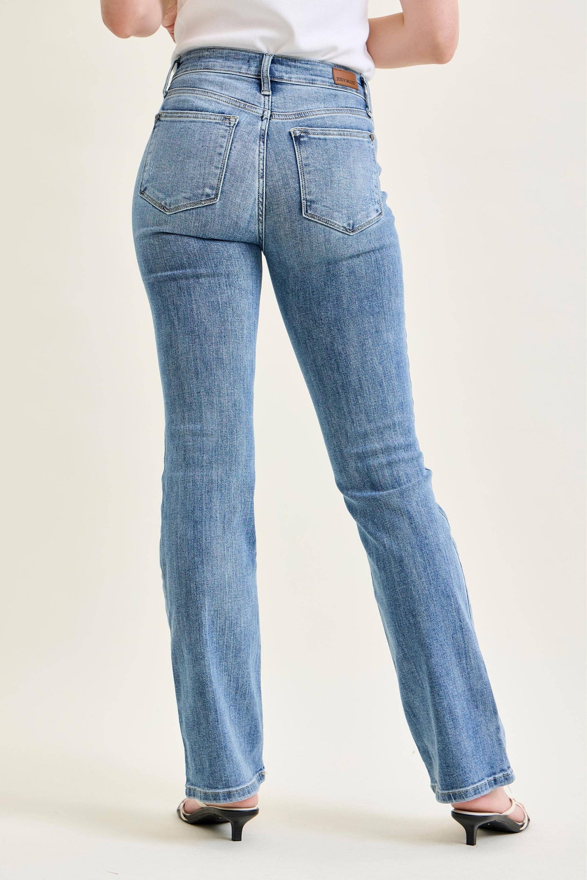Alley -Mid-rise bootcut Judy Blue Jeans