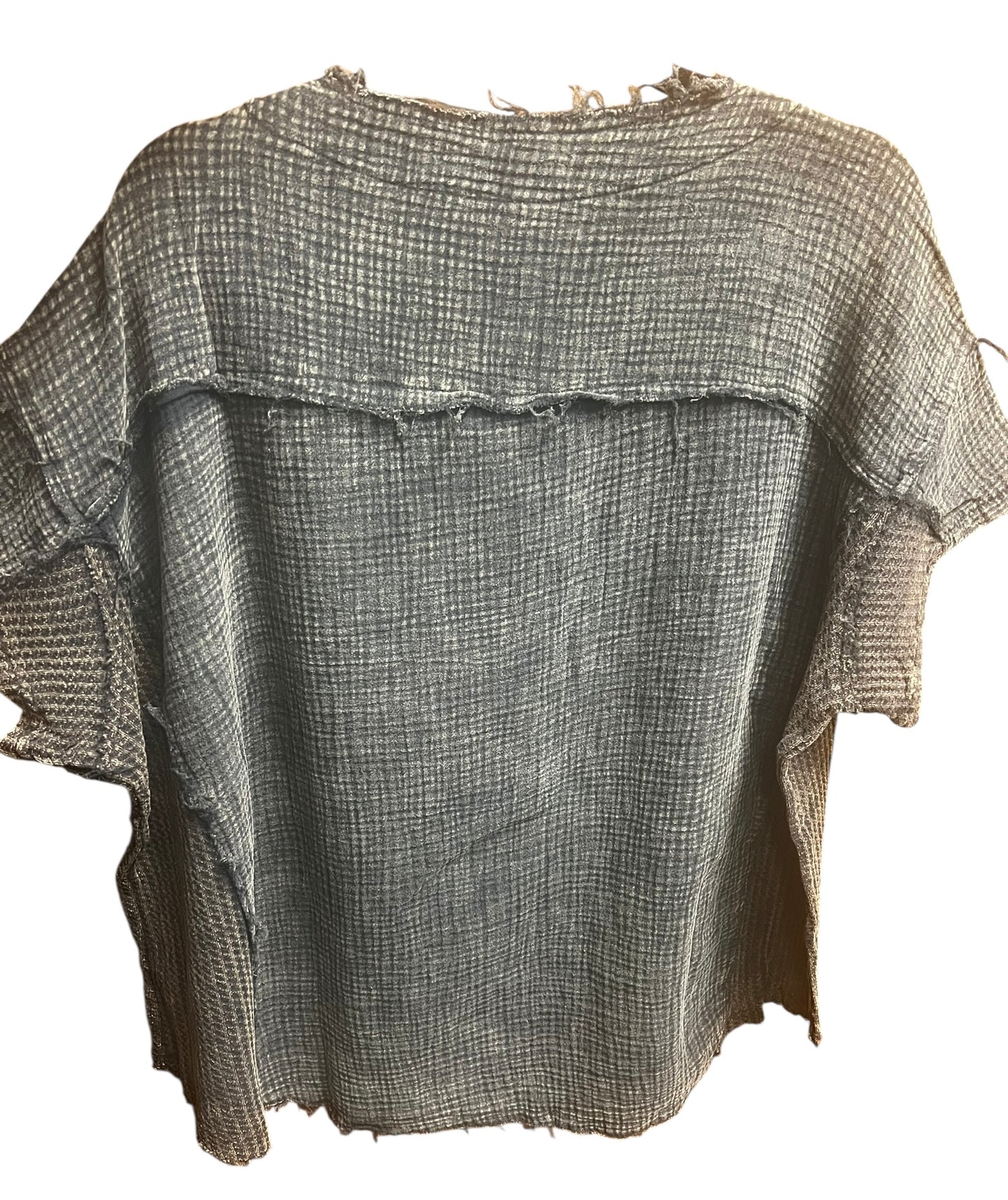 Black Gauze tunic top