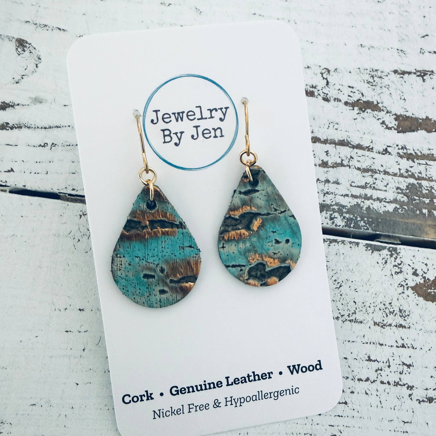 Turquoise Wildwood teardrop earrings