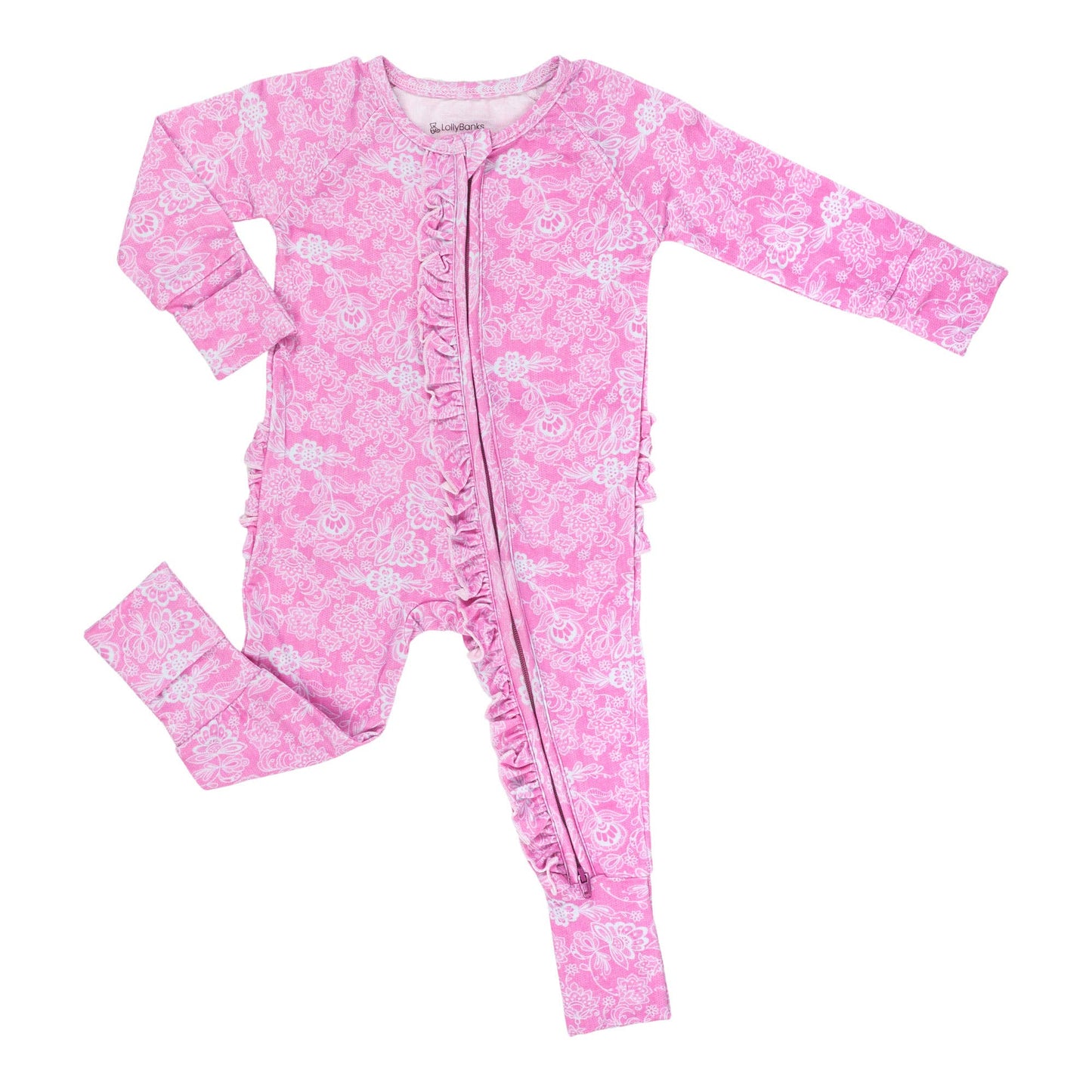 Lovely in Lace Baby Girl Bamboo Pajamas