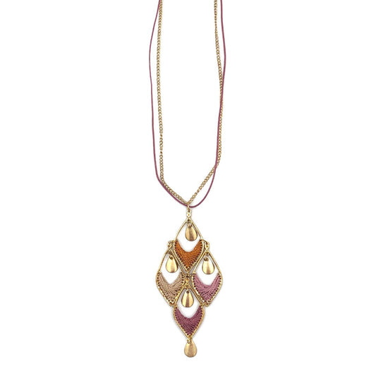Diamond Pendant- Sachi Desert Arches Necklace