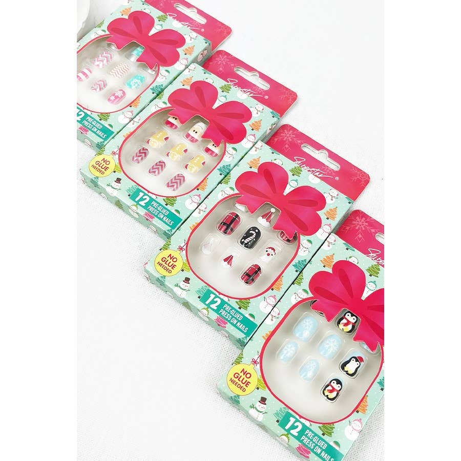Kids Christmas Press on Nails