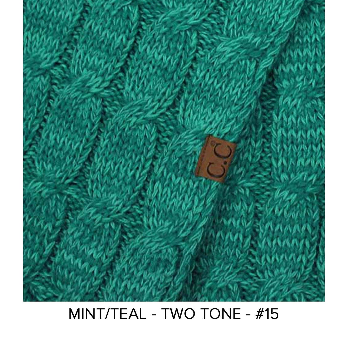 CC 2-Tone Touchscreen Women's Gloves