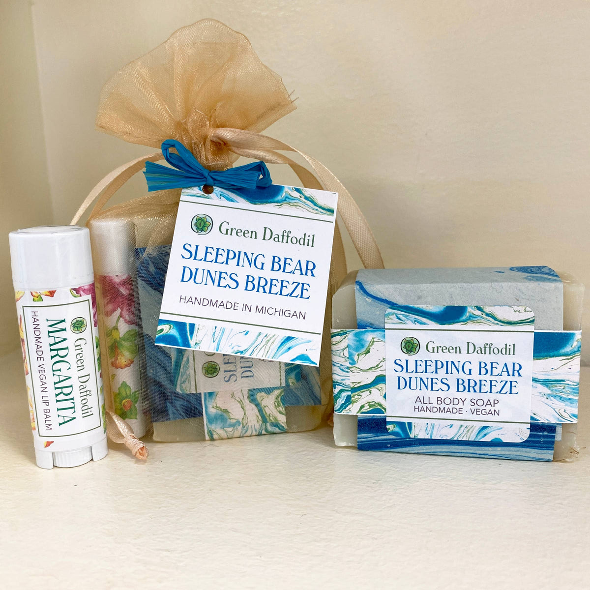 Sleeping Bear Dunes Breeze Soap & Lip Organdy Gift Set