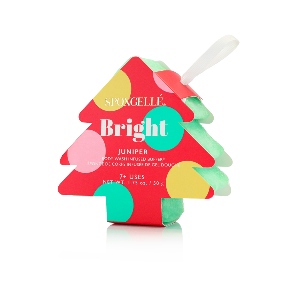 Spongelle Holiday Tree infused buffer