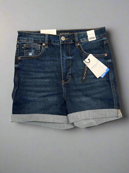 Anna Judy Blue High Rise Tummy Control Shorts