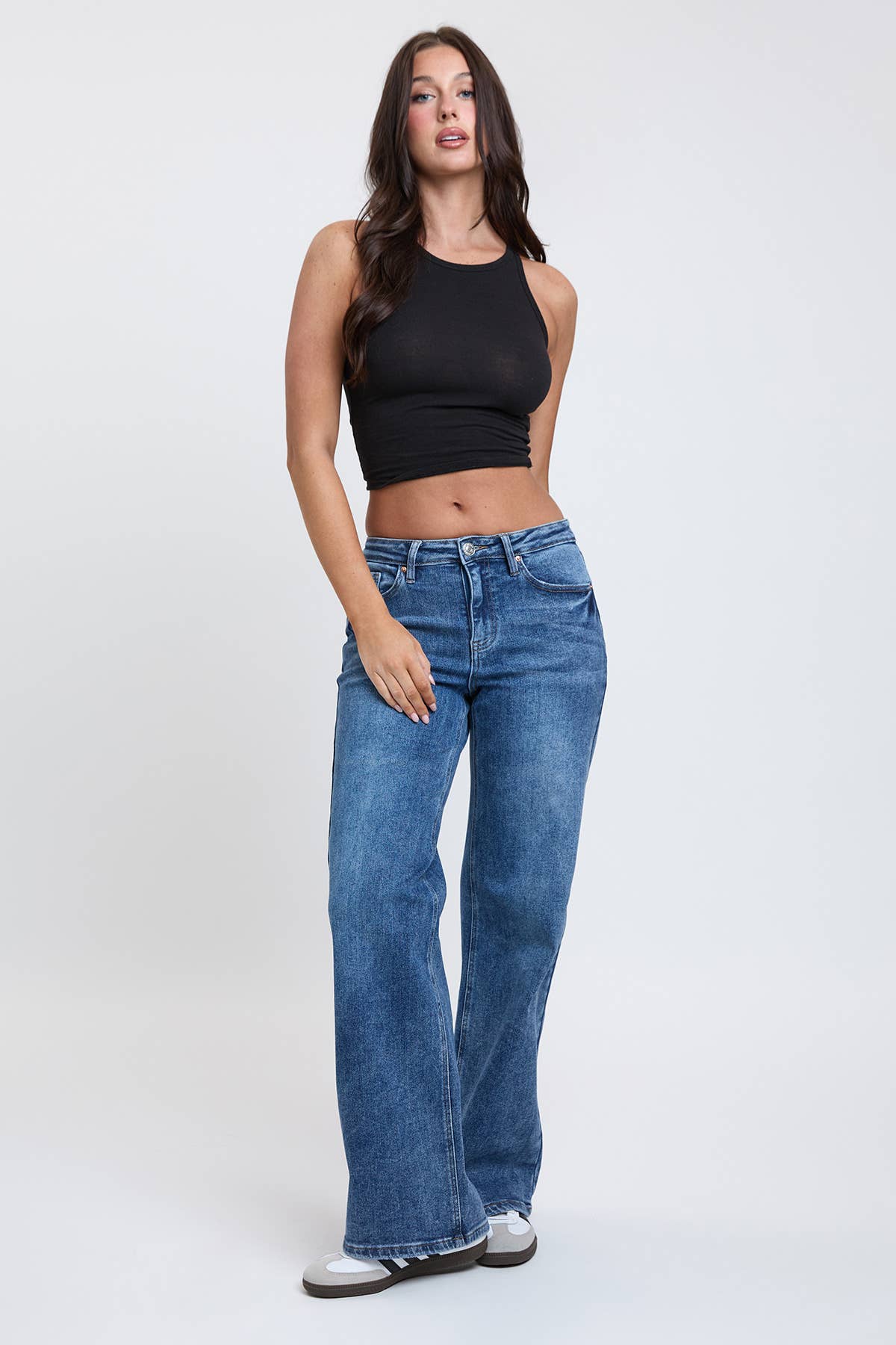 Bella High Rise Wide Leg Jeans