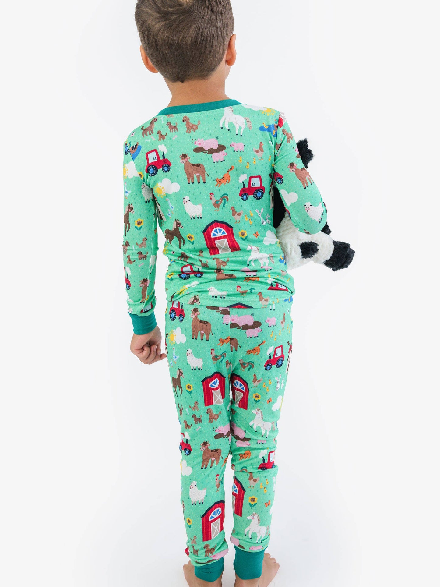 Farm Friends Long Sleeve Pj Set Bamboo Viscose