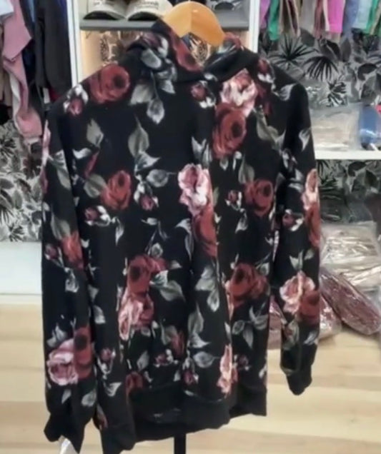 Floral hoodie