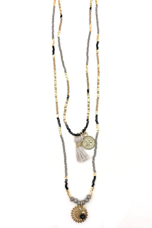 Dual Layer Short Necklace