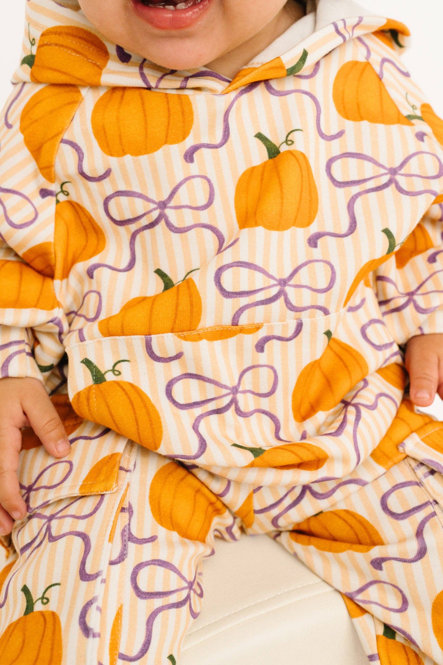 Pumpkin & Bows Cargo Hoodie Set