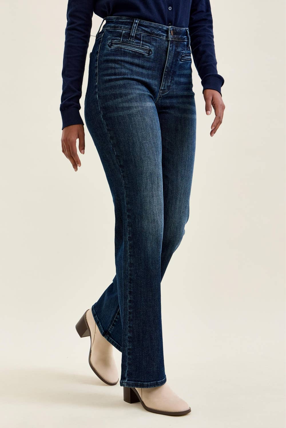 ALEX - Tummy control High waist Boy Bootcut