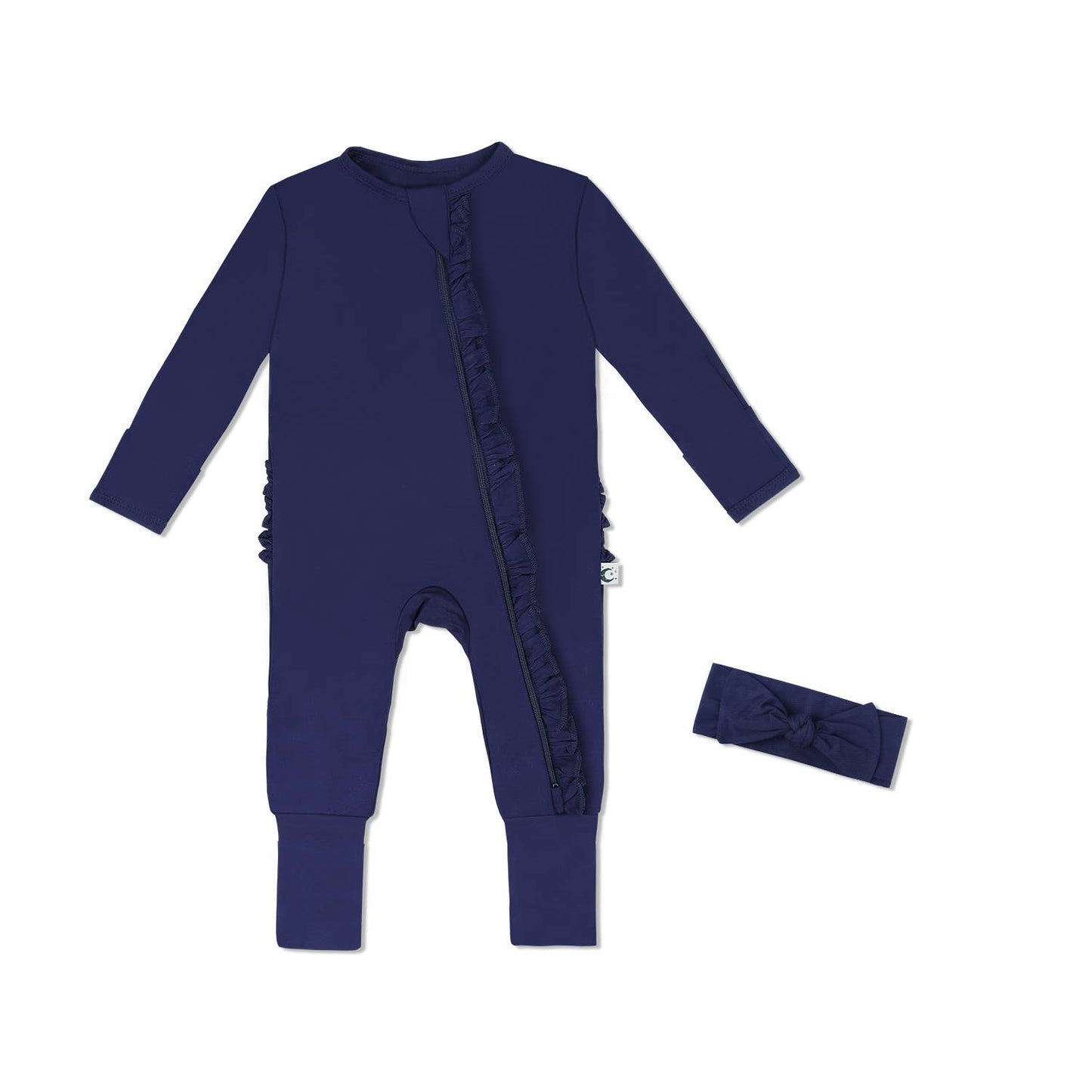 Midnight - Ruffle Bamboo Sleeper