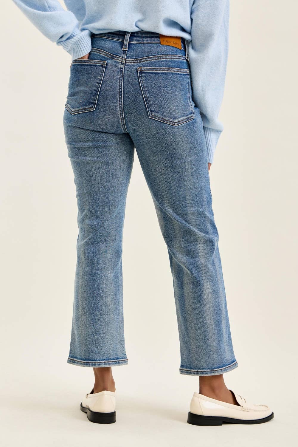 PEGGY High waist - tummy control-Ankle Straight Judy Blue jeans