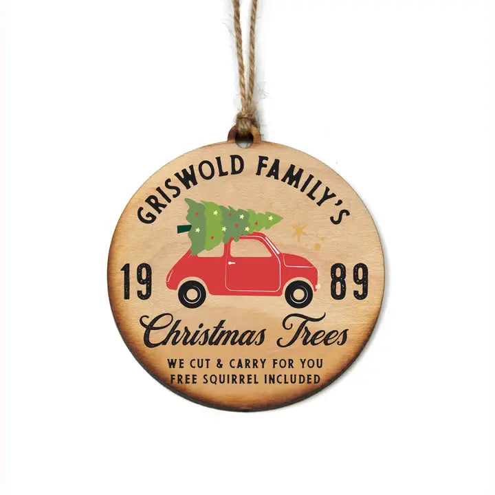 Wood Christmas ornaments