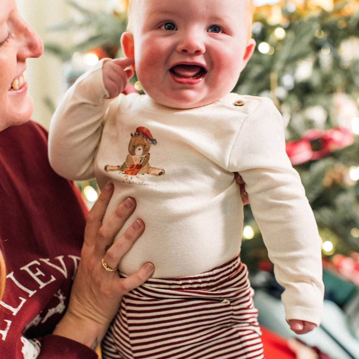 My First Christmas Bodysuits - 3 Pack-