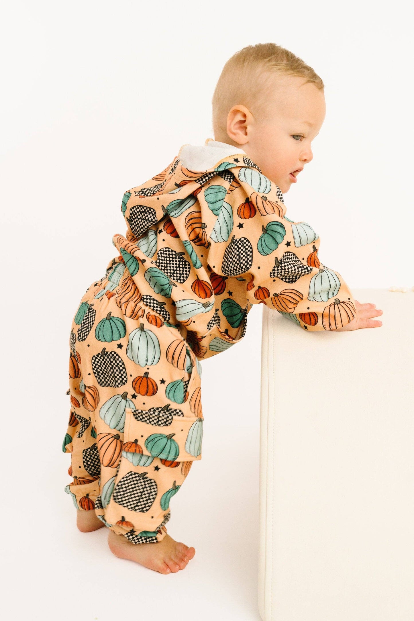 Falling For Pumpkins Cargo Hoodie Set