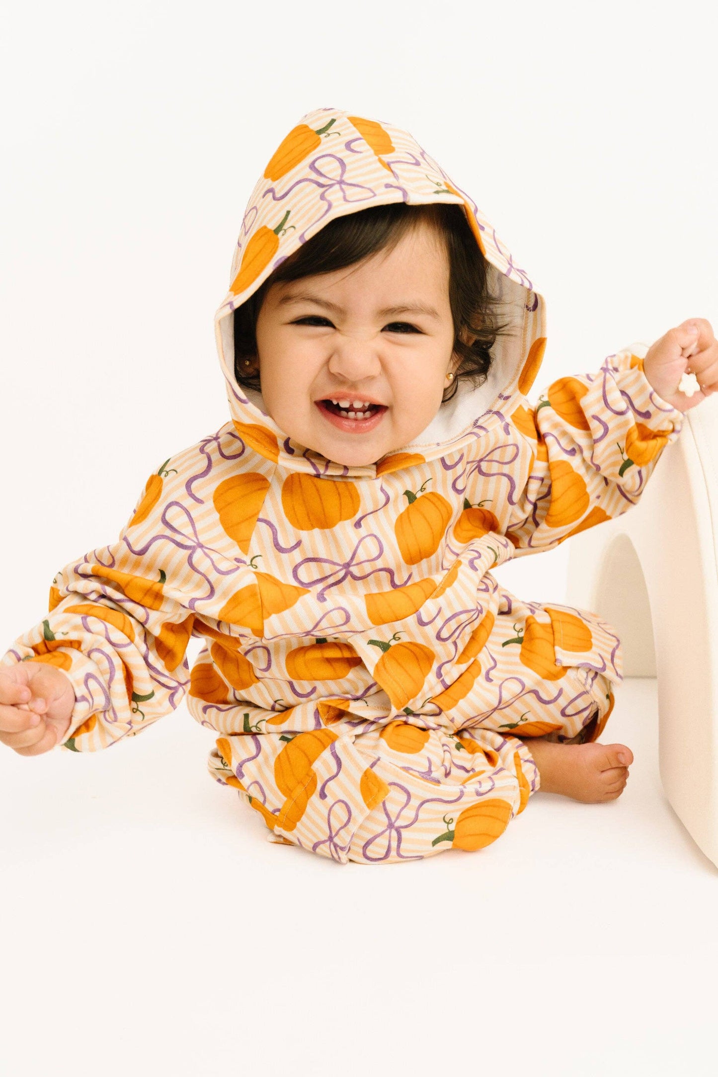 Pumpkin & Bows Cargo Hoodie Set