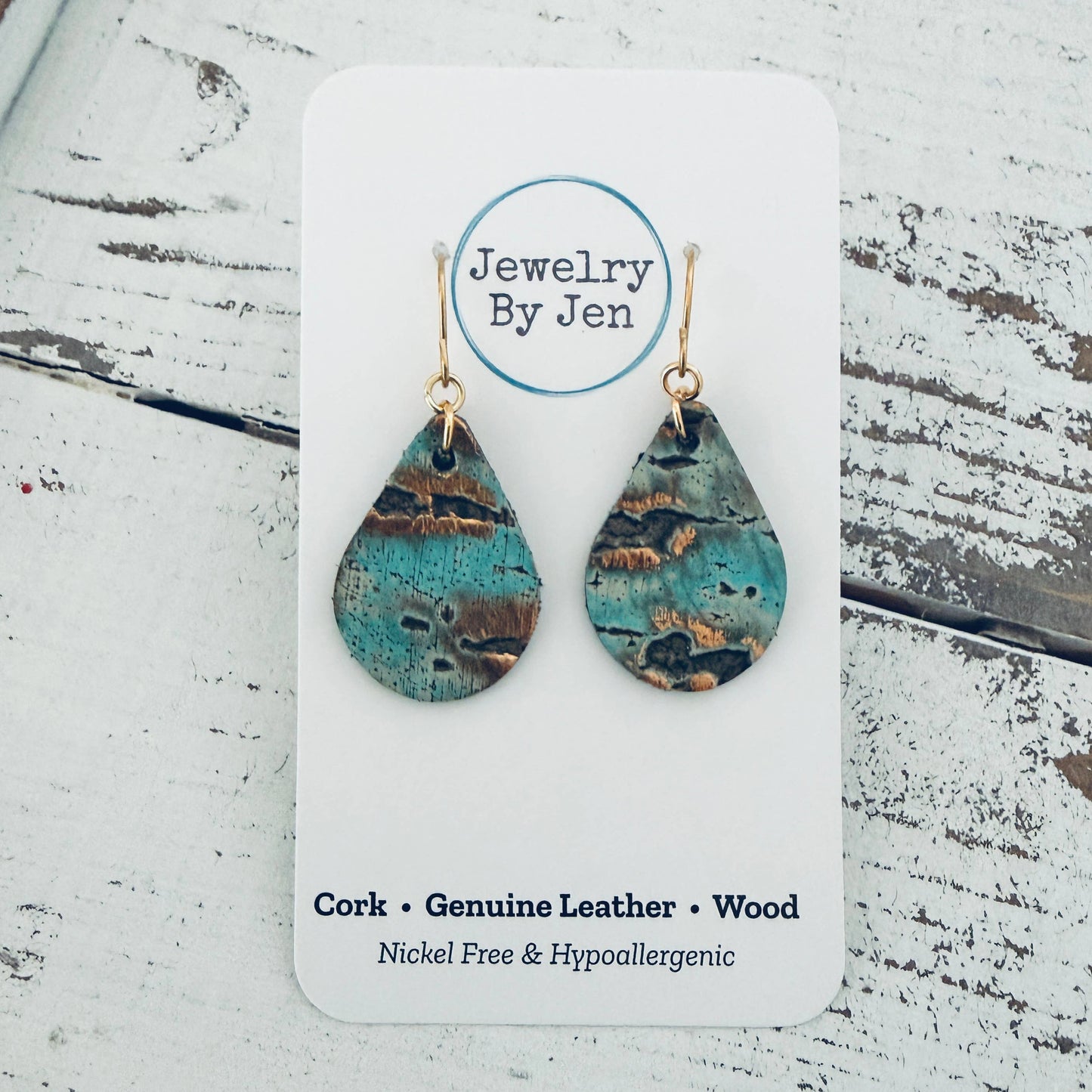 Turquoise Wildwood teardrop earrings