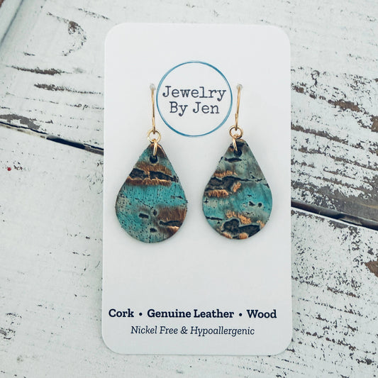 Turquoise Wildwood teardrop earrings
