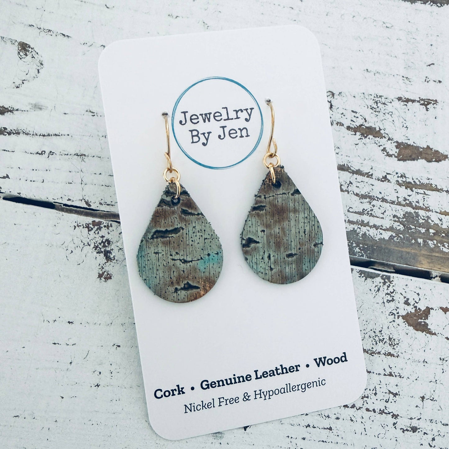 Turquoise Wildwood teardrop earrings