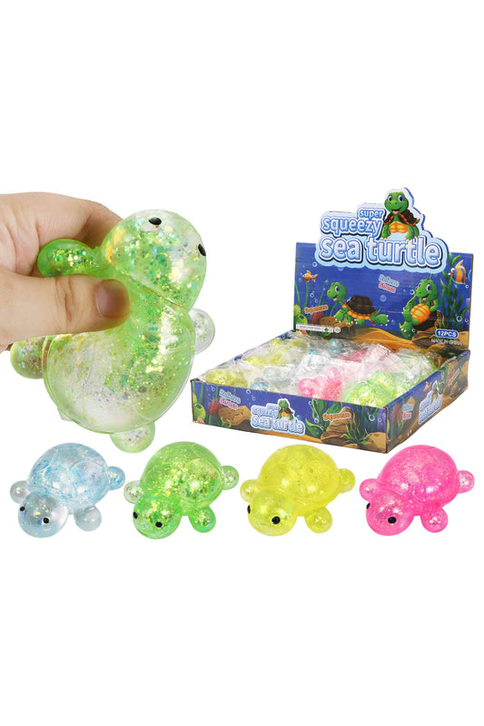 Cute Turtle Glittery Maltose Squishy Toy