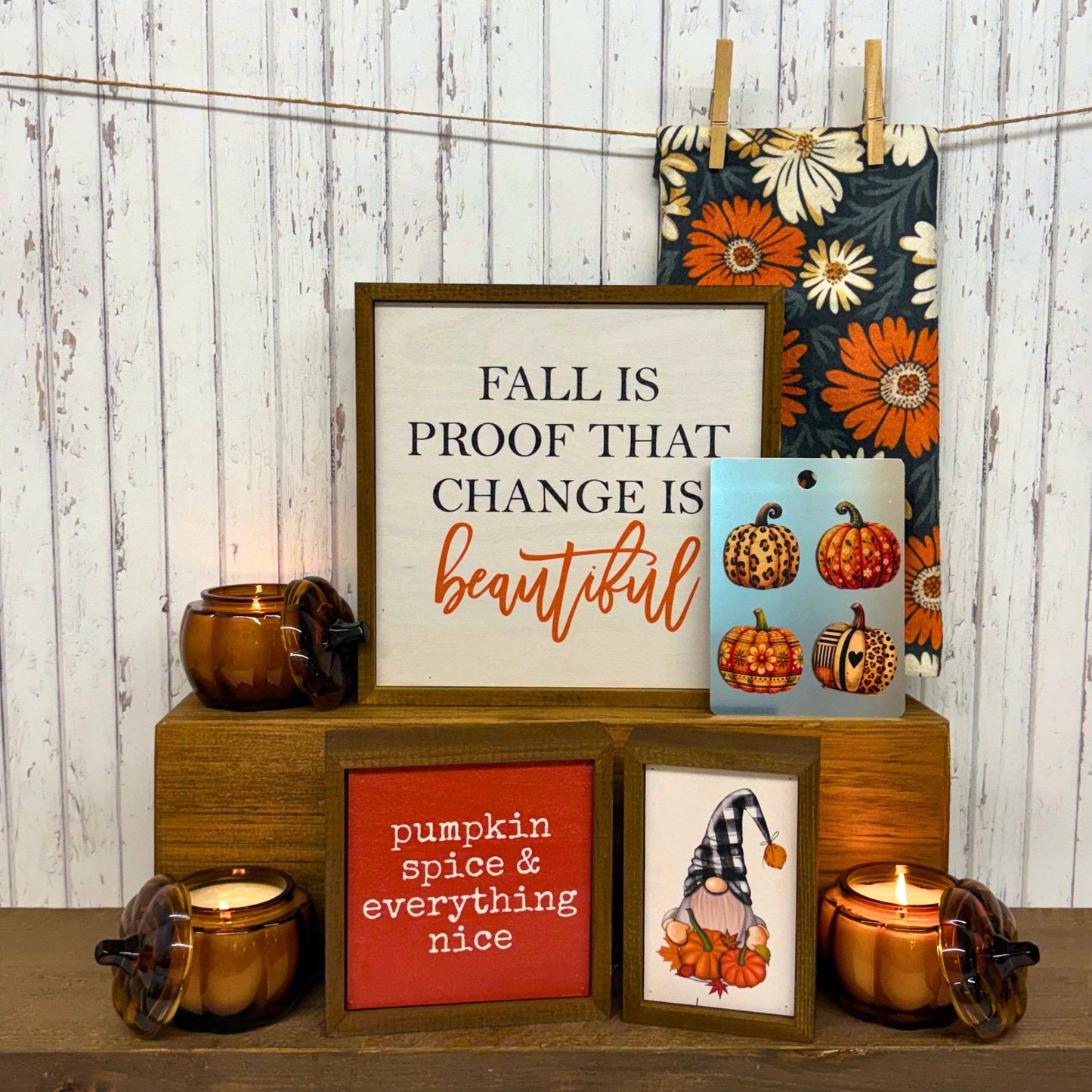 Pumpkin Pecan Waffles Farmhouse Candles - Pumpkin Vessel