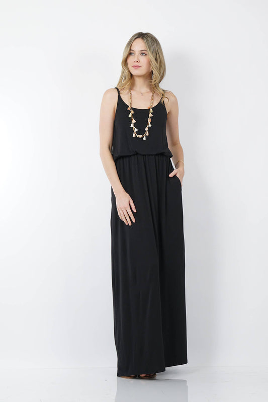 Two Layer Top Maxi Dress
