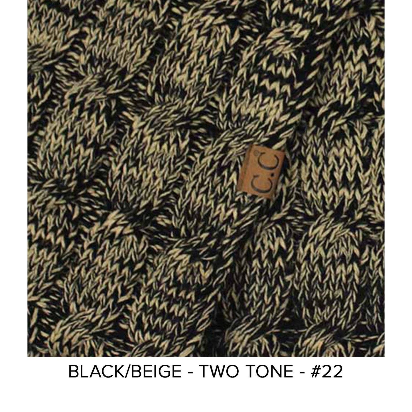 CC 2-Tone Touchscreen Women's Gloves