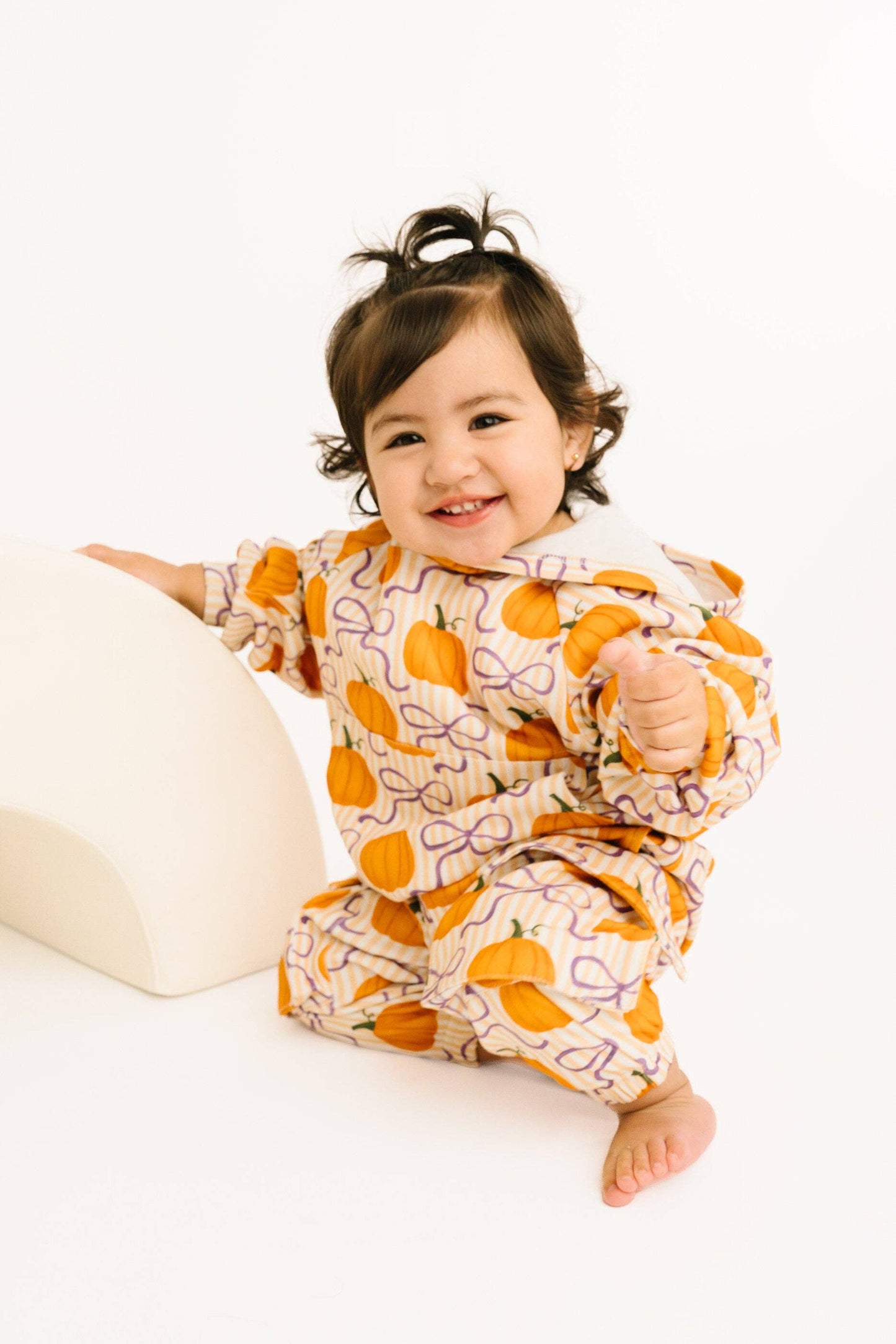Pumpkin & Bows Cargo Hoodie Set