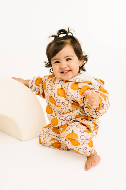 Pumpkin & Bows Cargo Hoodie Set