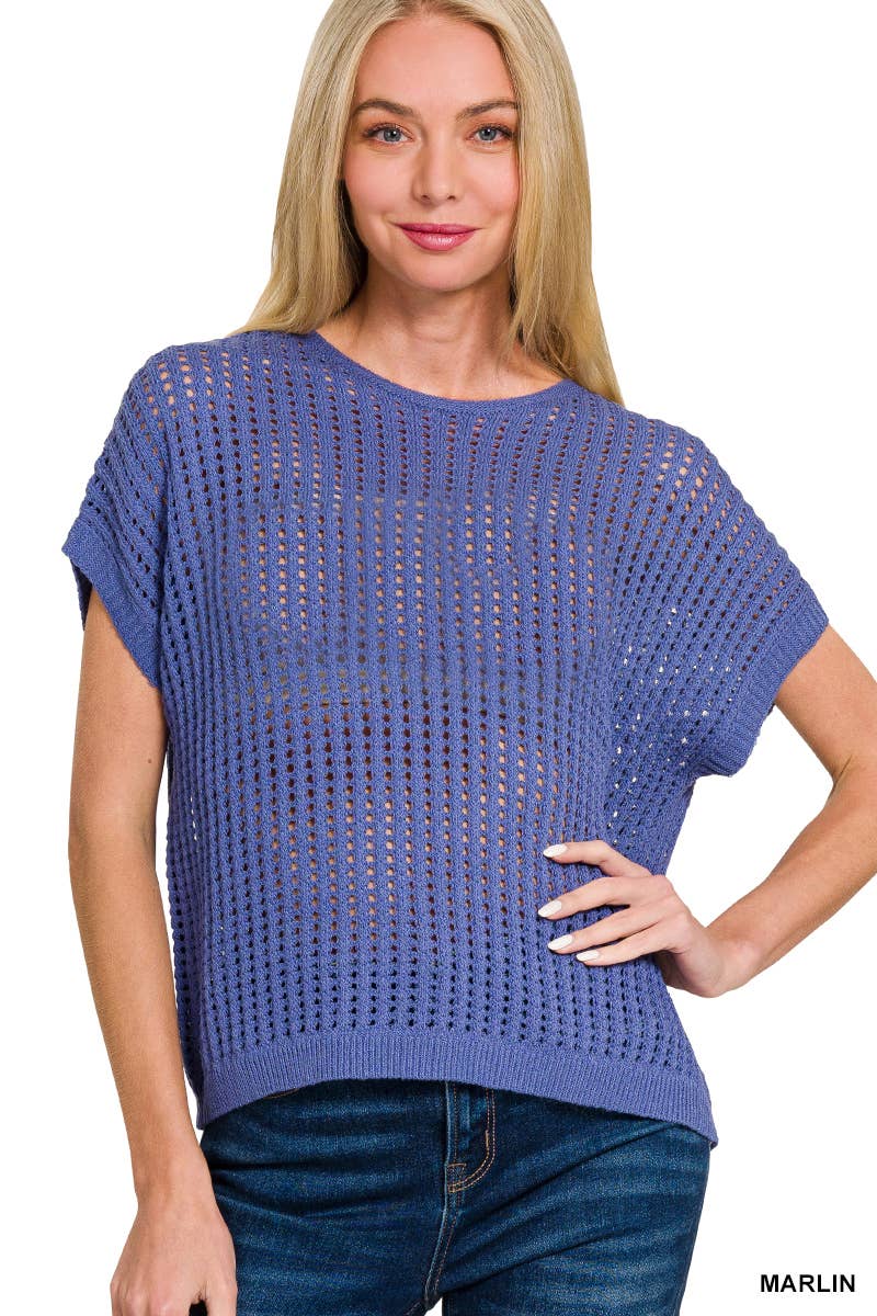 Crochet Knit Hollow top