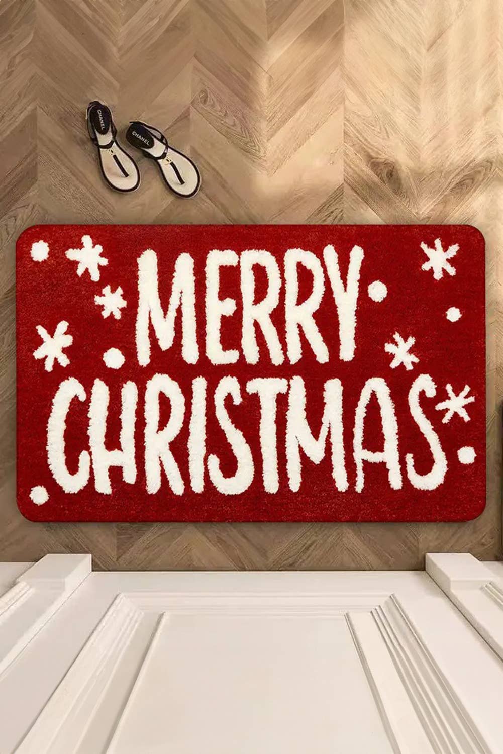 Merry Christmas Absorbent Microfiber rug