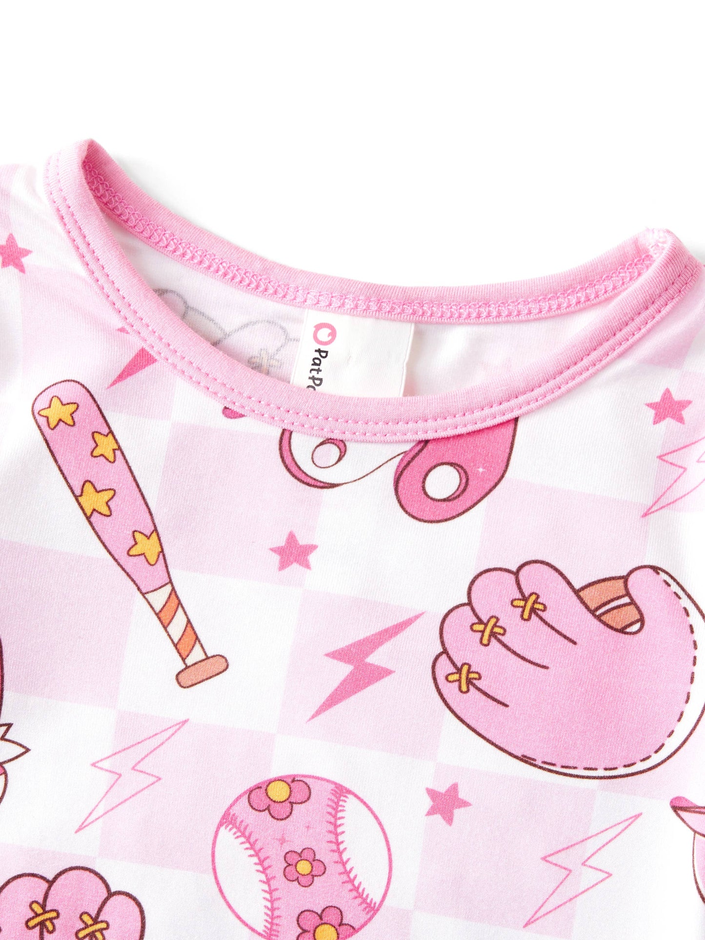Softball Bamboo Pajamas - Short Sleeve